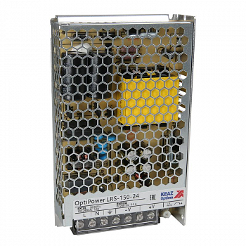 Источник питания постоянного тока Блок питания панельный OptiPower LRS 150-24 6.5A КЭАЗ 328883
