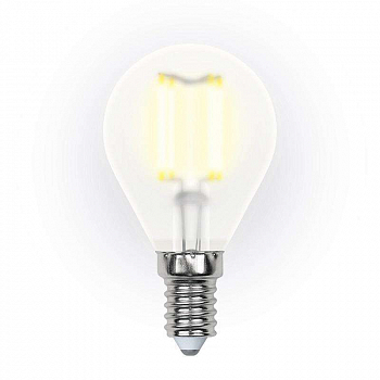 Лампа светодиодная Лампа LED-G45-6W/WW/E14/FR PLS02WH Uniel UL-00000303