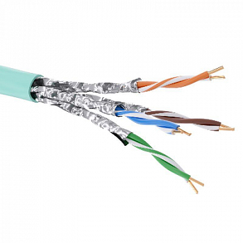Кабель для связи и передачи данных (медь) Кабель CAT 6А U/UTP нг(А)-HF (бухта 500м) аква DKC RN6AUUA01AQ