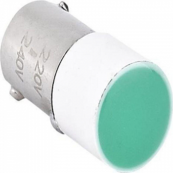 Лампа индикаторная и сигнальная Лампа BA9s для NP2 AC/DC24В (LED) (R) зел. CHINT 576750