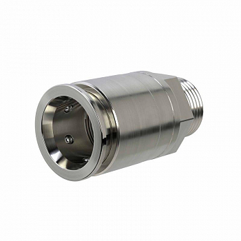 Муфта трубы для электропроводки Муфта труба-коробка d50мм IP66/IP67 М50х1.5 нержавеющая сталь AISI 303 DKC 6111-50X