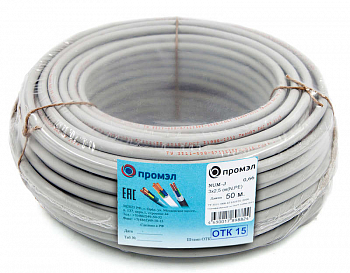 Кабель силовой Кабель NUM-J 3х2.5 (бухта 50м) (шт) ПромЭл 13321430