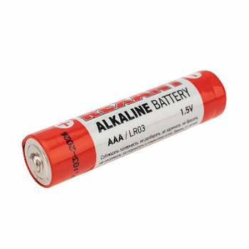 Гальванический элемент Элемент питания алкалиновый AAA/LR03 1.5В 1200мА.ч (блист.4шт) Rexant 30-1012