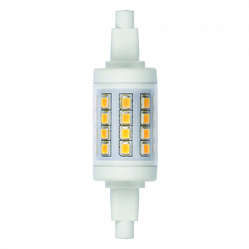 Лампа светодиодная Лампа светодиодная LED-J78-6W/WW/R7s/CL PLZ06WH прозр. теплый бел. свет картон ТМ Uniel UL-00001554