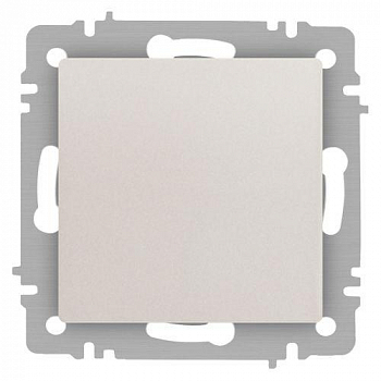 Кнопка нажимная Кнопка Accent 6-109-06 10А-250В IP20 СУ перламутр. Intro Б0063615
