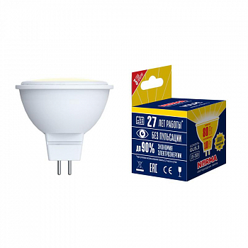 Лампа светодиодная Лампа светодиодная LED-JCDR-7W/WW/GU5.3/NR Norma 7Вт матовая GU5.3 (упак. картон) Volpe UL-00003839