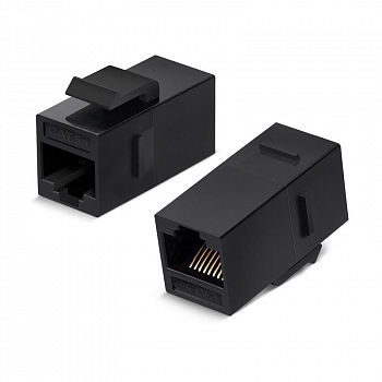 Адаптер/соединитель проходной Адаптер проходной формата Keystone RJ45-RJ45 (8p8c) кат. 5Е неэкранир. CA-KJ-8p8c-C5e Cabeus 9679c