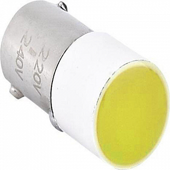 Лампа индикаторная и сигнальная Лампа BA9s для NP2 AC/DC24В (LED) (R) желт. CHINT 576748