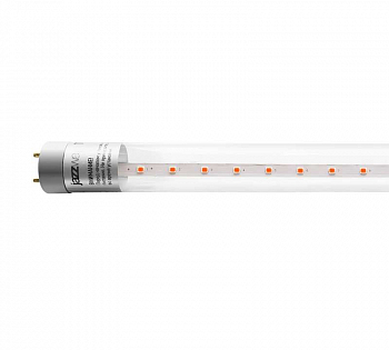 Лампа светодиодная PLED T8-600 PPG Agro 8Вт T8 линейная G13 CL для растений красн./син. спектр Jazzway 5025899