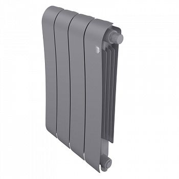  Радиатор Infinity 500 VR80 4 секц. биметал. Silver Satin Royal Thermo НС-1658387