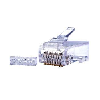 Разъем модульный Коннектор 8P8C UTP 6 3U (RJ-45) (уп.100шт) SUPRLAN 10-0206