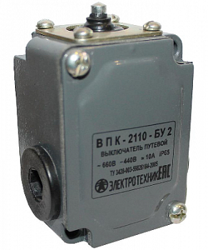 Выключатель путевой ВПК 2110-БУ2 толкатель IP67 Электротехник ET511606
