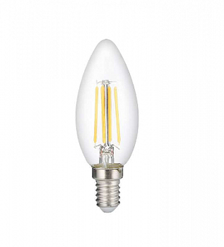 Лампа светодиодная Лампа светодиодная филаментная PLED OMNI 6Вт C35 4000К нейтр. бел. E14 230В/50Гц CL JazzWay 5020511