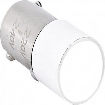 Лампа индикаторная и сигнальная Лампа BA9s для NP2 AC/DC220В (LED) (R) бел. CHINT 576738