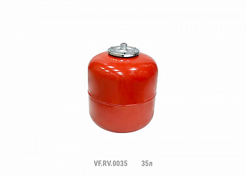 Бак расширительный вертикальный RV 35л красн. (20шт/пал) VALFEX VF.RV.0035