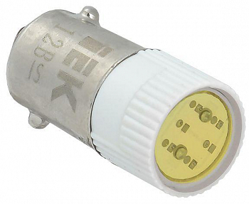 Лампа индикаторная и сигнальная Матрица светодиодная желт. 12В KARAT IEK BMS10-012-K05