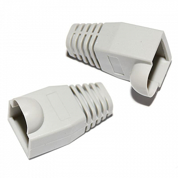 Разъем модульный Колпачок изолирующий для разъема RJ-45 PVC сер. (уп.100шт) TOKOV ELECTRIC TKE-IC-RJ45-GR