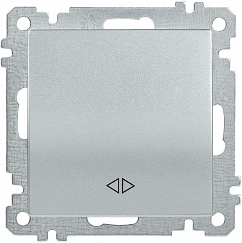 Выключатель перекрестный 1-кл. СП Bolero ВС10-1-3-Б 10А IP20 механизм серебр. IEK EVB13-K23-10