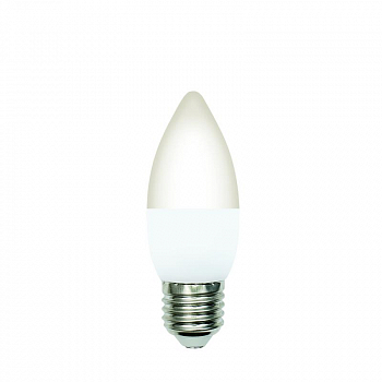 Лампа светодиодная Лампа светодиодная LED-C37-6W/4000K/E27/FR/SLS 6Вт свеча матовая 4000К бел. свет E27 Volpe UL-00008789
