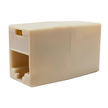 Разъем модульный Соединитель проходной 8P8C (RJ-45) UTP 5e SUPRLAN 10-0317
