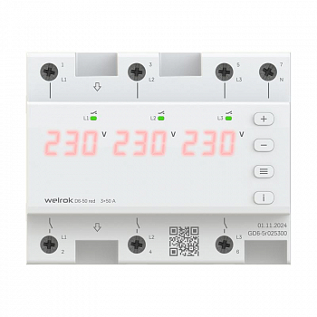Реле напряжения Реле напряжения D6-50 red Welrok 4660251140403