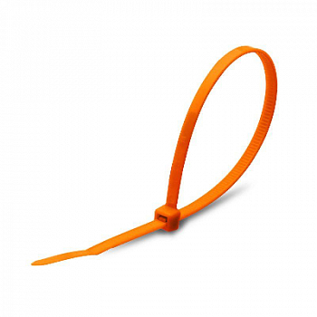 Стяжка кабельная КСС "Float" 5х200 оранж. (уп.100шт) Fortisflex 82026