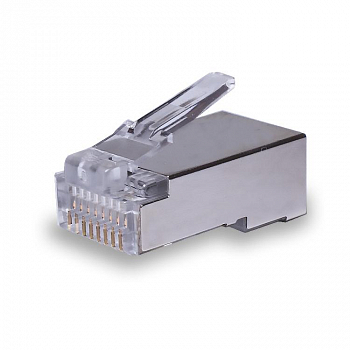 Разъем модульный Коннектор 8P8C FTP 5e (RJ-45) (уп.100шт) SUPRLAN 10-0231