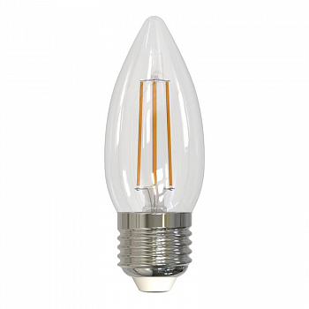 Лампа светодиодная Лампа светодиодная LED-C35-5W/WW/E27/CL/DIM GLA01TR Air диммир. картон Uniel UL-00003643