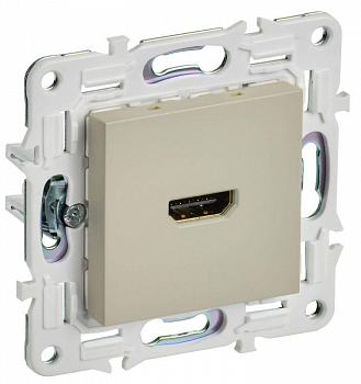 Вставка/крышка для коммуникационных технологий Розетка HDMI SKANDY SK-H01B беж. IEK SK-H10-K10