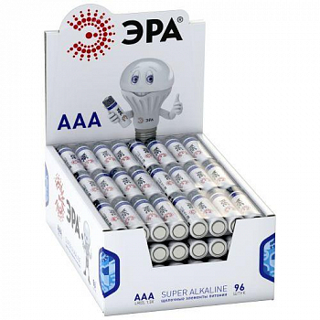 Гальванический элемент Элемент питания алкалиновый AAA/LR03 LR03-4S promo-box (уп.4шт) Эра Б0018950