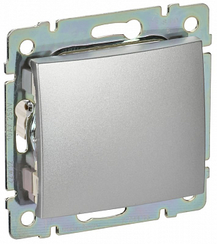 Выключатели, переключатели Выключатель 1-кл. СП Valena 10А IP31 250В механизм алюм. IEK 770101