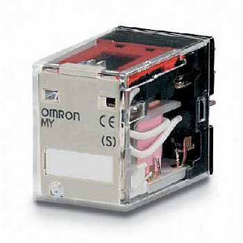 Реле серии MY-S форма контактов 4PDT напряжение питания 220/240В AC MY4 220/240AC (S) Omron 147900