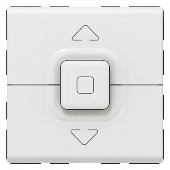 Выключатель привода кнопочный для жалюзи 2мод. Mosaic механизм бел. Leg 077025