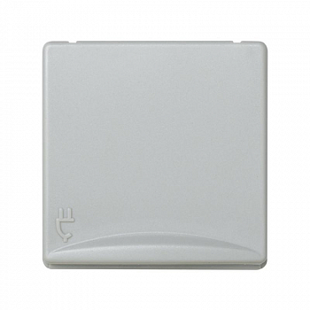 Розетка силовая (штепсельная) Розетка СП Simon 27 16А IP40 250В 2P+E с заземл. защ. шторки с откидн. крышкой винтов. клеммы широкий модуль механизм сер. Simon 27490-37