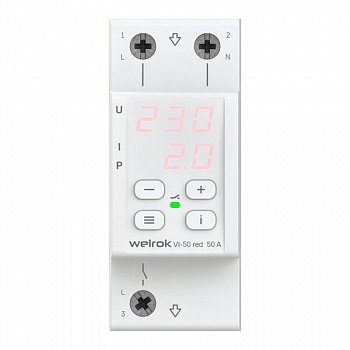 Реле напряжения Реле напряжения с контролем тока VI-50 red Welrok 4660251140267