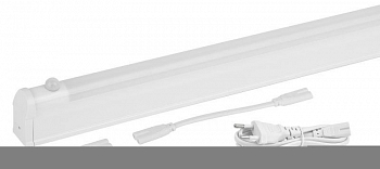 Светильник линейный реечного типа Светильник светодиодный LLED-02-08W-4000-MS-W 8Вт 4000K L572мм линейный с датчиком движения Эра Б0019784