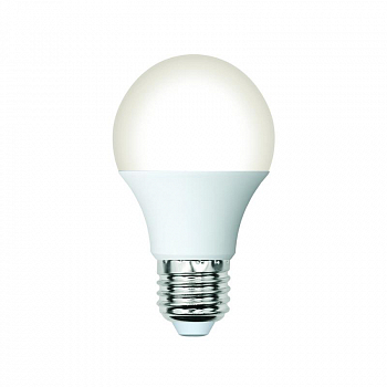 Лампа светодиодная Лампа светодиодная LED-A60-9W/3000K/E27/FR/SLS ТМ 3Вт A60 матовая 3000К тепл. бел. E27 Volpe UL-00008774