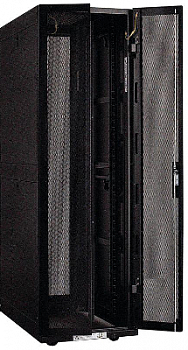 Шкаф серверный 19дюйм 33U 800х1000мм передняя двустворч. перф. дверь; задняя перф. черн. (боковые двери) ITK LS05-33U81-2PP-3