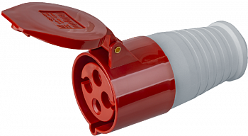 Розетка стандарта СЕЕ кабельная Розетка переносная 32А 3P+PE IP44 14 307 NCA-SR224-32-380 Navigator 14307
