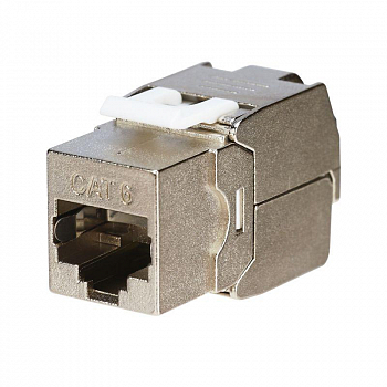 Разъем модульный Модуль Keystone Jack RJ-45(8P8C) FTP экранир. кат.6 тип 180град. самозажимной PRO Rexant 02-0261