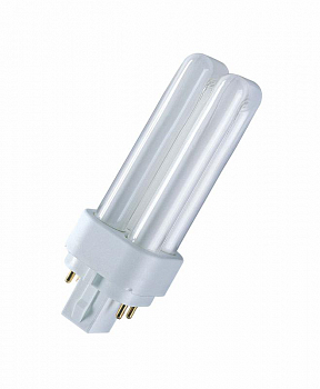 Лампа люминесцентная компактная DULUX D 26Вт/830 G24d-3 OSRAM 4099854123023