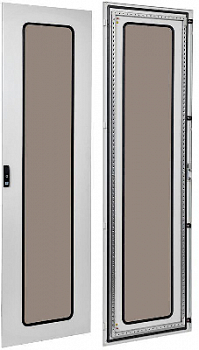Дверь металлическая со стеклом 2000х800 FORMAT IEK YKM40D-FO-DG-200-080