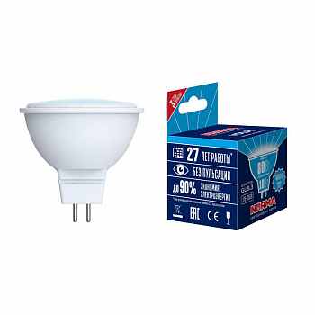Лампа светодиодная Лампа светодиодная LED-JCDR-10W/NW/GU5.3/NR Norma 10Вт матовая GU5.3 (упак. картон) Volpe UL-00003841