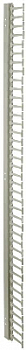 Гребенка кабельная вертикальная 42U сер. by ZPAS ITK ZP-CM35-42U-V