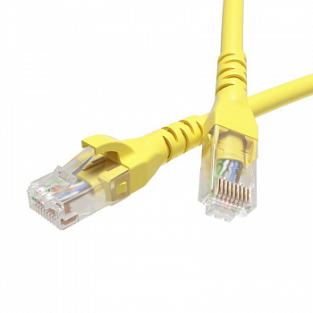 Кабель соединительный медный (витая пара) Патч-корд неэкранированный CAT6A U/UTP 4х2 LSZH 3м желт. DKC RN6AUU4530YL