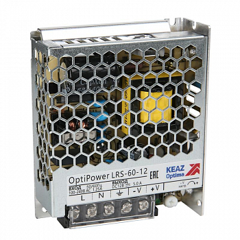 Источник питания постоянного тока Блок питания панельный OptiPower LRS 60-24 2.5A КЭАЗ 328875