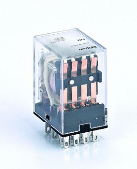 Реле коммутационное Реле промежуточное ПР-102 5А 12В DC 4 конт. с LED-индикацией DEKraft 23886DEK