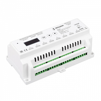 Выключатель с электронной коммутацией Модуль релейный SMART-SWITCH-708-82-D2-DIN 230В 8х10А DALI DMX512 IP20 пластик INTELLIGENT ARLIGHT 046489