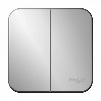Выключатели, переключатели Выключатель 2-кл. ОП Blanca 10А IP20 (сх. 5) 250В алюм. SE BLNVA105003