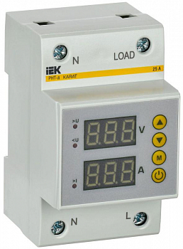Реле напряжения Реле напряжения и тока РНТ-д 1ф 54мм 25А KARAT IEK IVC31-1-25
